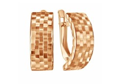 Золотые cерьги классические