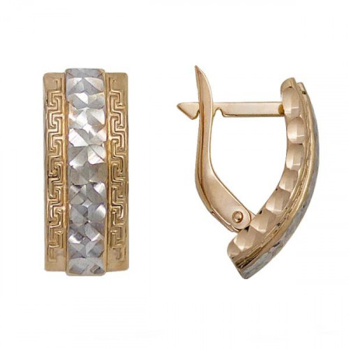 Золотые cерьги классические