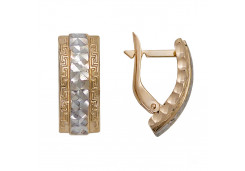 Золотые cерьги классические