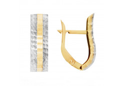 Золотые cерьги классические