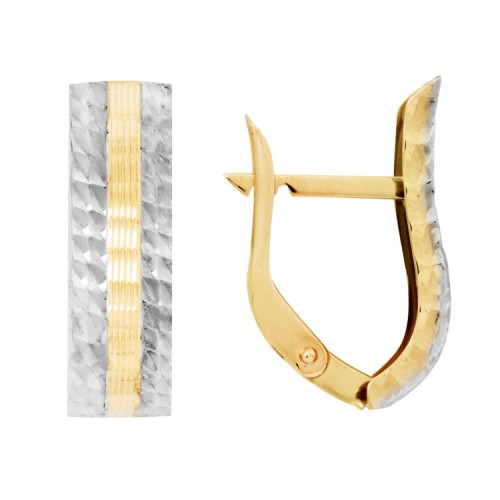 Золотые cерьги классические