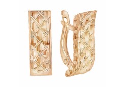 Золотые cерьги классические