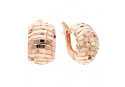 Золотые cерьги классические