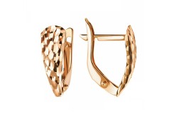 Золотые cерьги классические