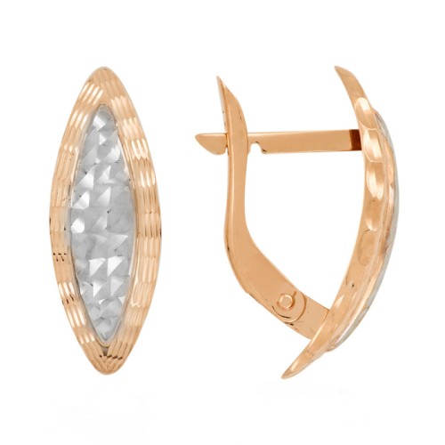 Золотые cерьги классические