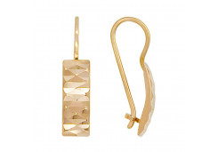 Золотые cерьги классические