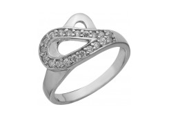 Серебряное кольцо с фианитом