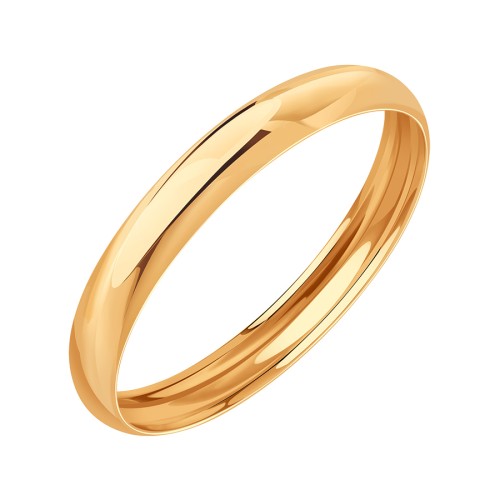 Золотое обручальное кольцо 
