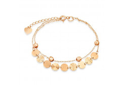 Браслет на ногу из золота 