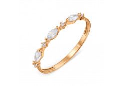 Золотое кольцо с фианитом