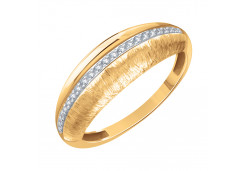 Золотое кольцо с фианитом