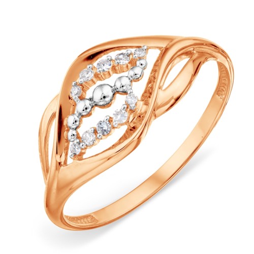 Золотое кольцо с бриллиантом