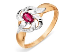 Золотое кольцо с рубином