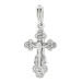 Крест из белого золота 