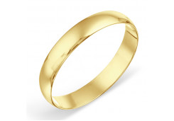 Кольцо обручальное из желтого золота 