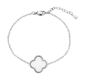 Серебряный браслет с керамикой