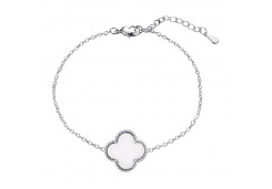 Серебряный браслет с керамикой