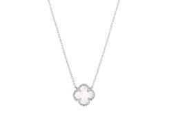 Серебряное колье с перламутром