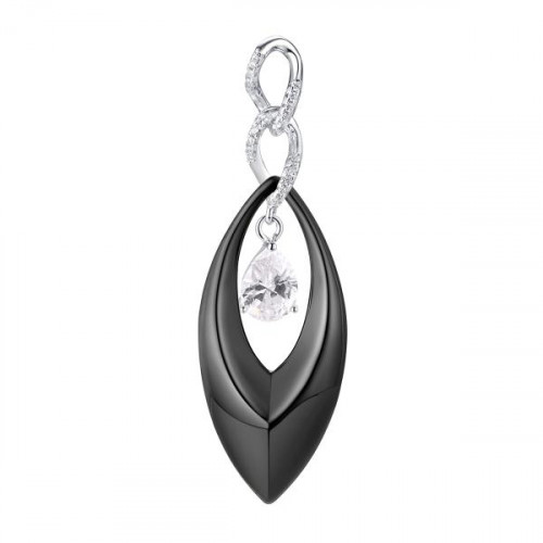 Серебряная подвеска с керамикой