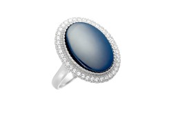 Серебряное кольцо с керамикой
