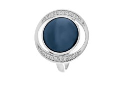 Серебряное кольцо с керамикой