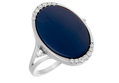 Серебряное кольцо с керамикой