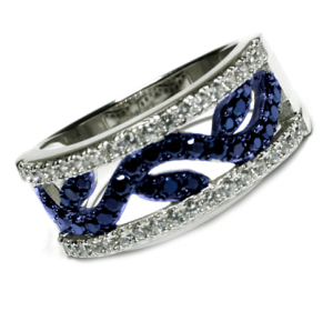 Серебряное кольцо с корундом