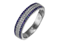 Серебряное кольцо с корундом