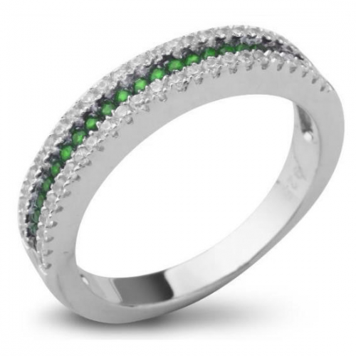 Серебряное кольцо со шпинелью