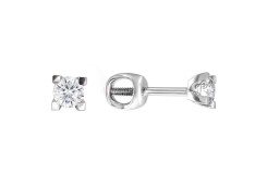 Серьги пусеты винтовые с бриллиантами