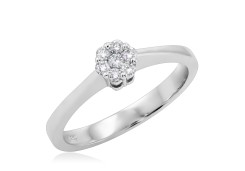 Золотое кольцо с бриллиантами