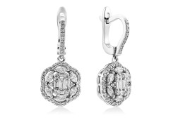 Серьги из золота с бриллантами