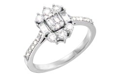 Кольцо из золота с бриллиантами