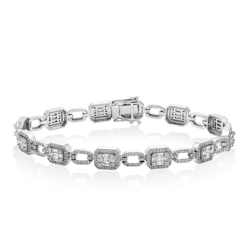 Золотой браслет с бриллиантами