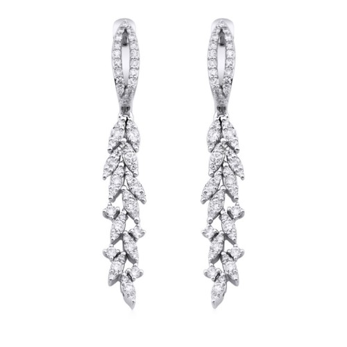 Серьги из золота с бриллантами