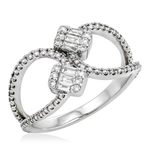 Эксклюзивное золотое кольцо с бриллиантами