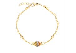 Браслет из комбинированного золота