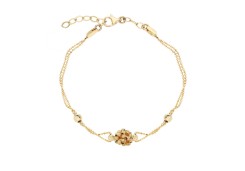 Декоративный браслет из золота