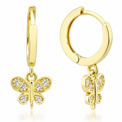 Итальянские серьги из золота 585