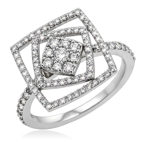 Эксклюзивное золотое кольцо с бриллиантами