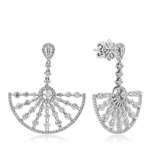 Серьги из золота с бриллантами