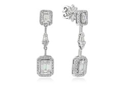 Серьги золотые с бриллиантами