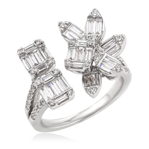 Золотое кольцо с бриллиантами