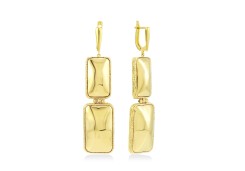 Серьги из золота с английским замком