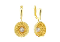 Серьги из золота 585 пробы