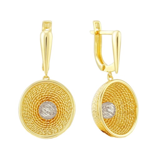 Серьги из золота 585 пробы