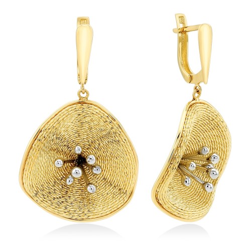 Серьги из золота 585 пробы