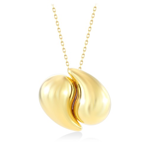 Золотое Колье капля