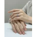 Кольцо из белого золота с бриллиантами