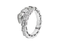 Кольцо из белого золота с бриллиантами